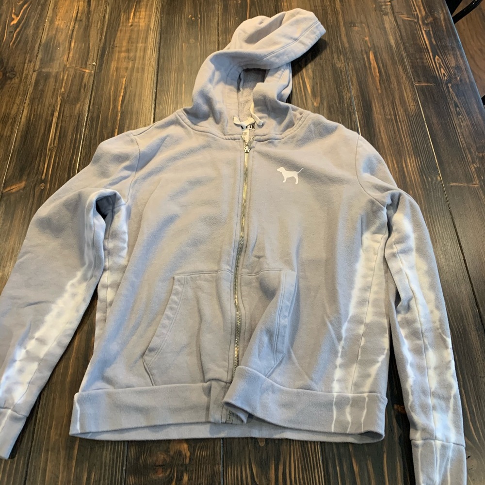 Pink hoodie zip up